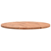 Piano per Tavolo | Superficie Tavolo | Piano Scrivania ?70x2,5 cm Rotondo in Legno Massello di Faggio