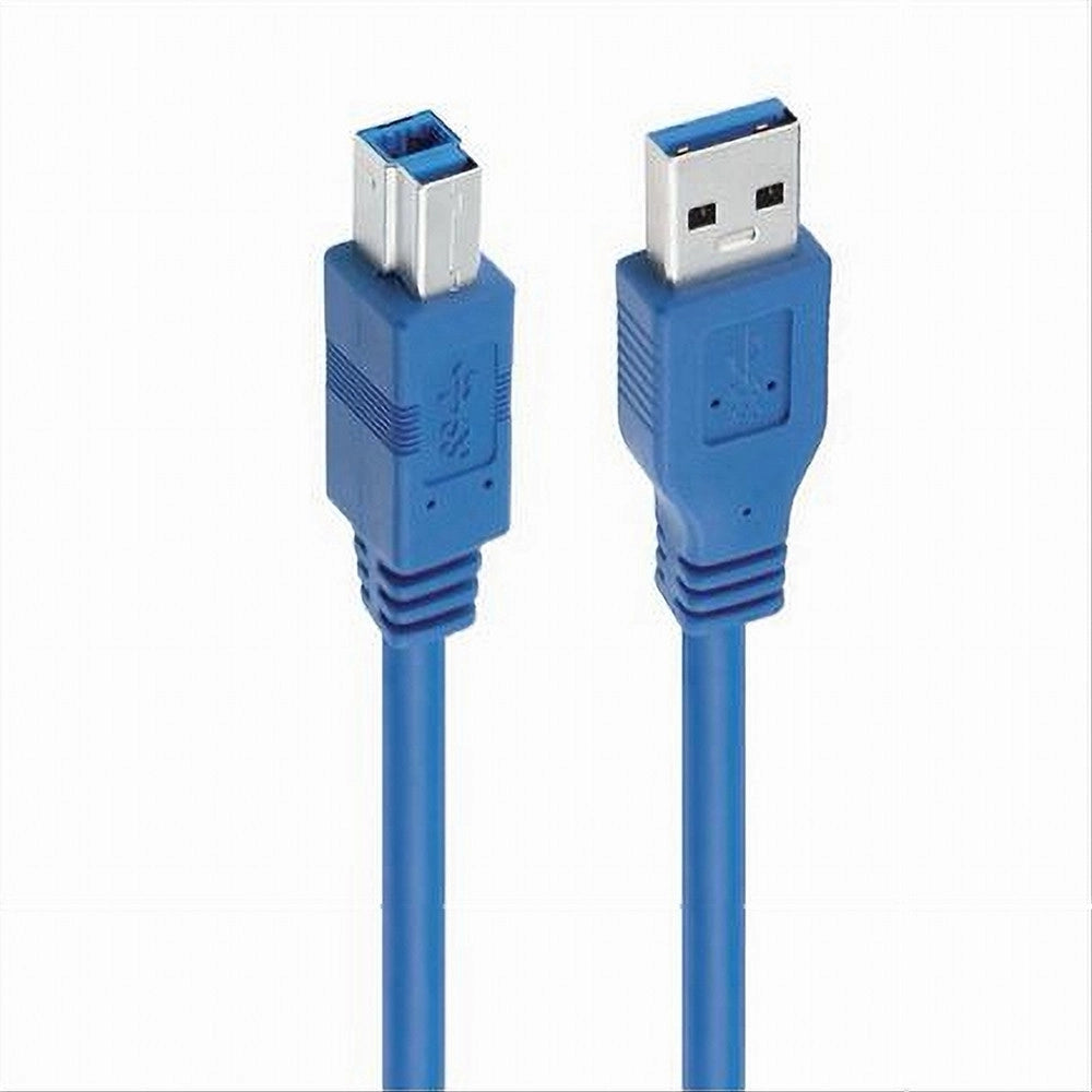 Trade Shop - Cavo Stampante Usb Bm3.0 3 Mt Rinforzato Resistente 4,80gbps/s Fotocamera F-bm07 -