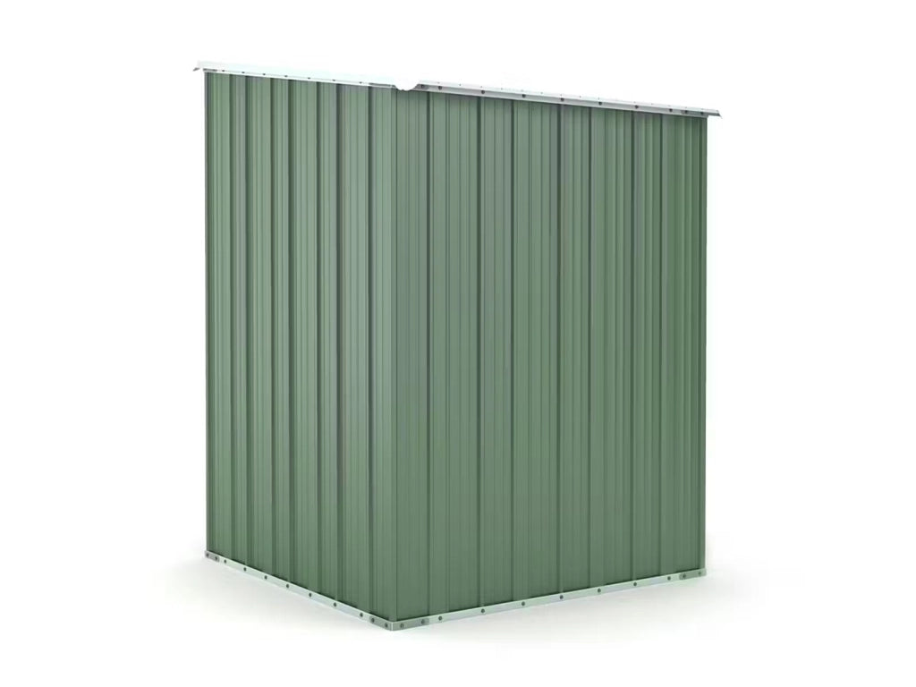 Box in Acciaio Zincato Casetta da Giardino in Lamiera 1.55 x 1.75 m x h2.02 m - 60 KG – 2.71 mq - colore verde
