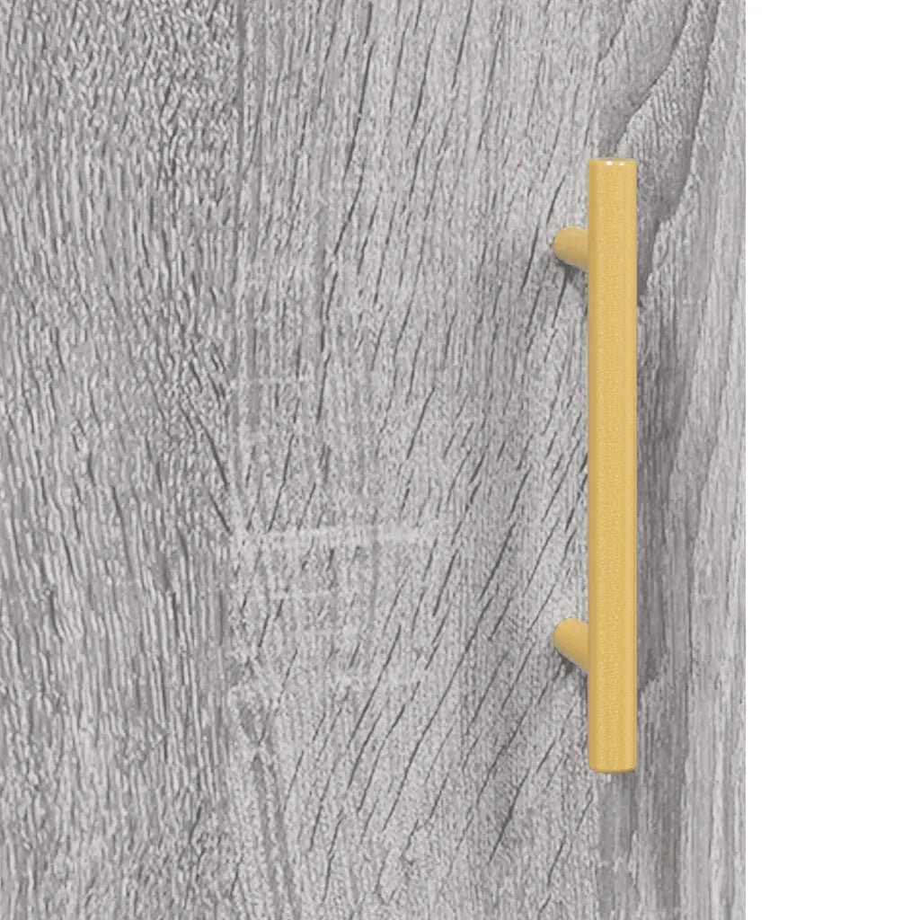 Credenza | Madia | Buffet da pranzo | Armadio da pranzo Grigio Sonoma 69,5x34x180 cm in Legno Multistrato