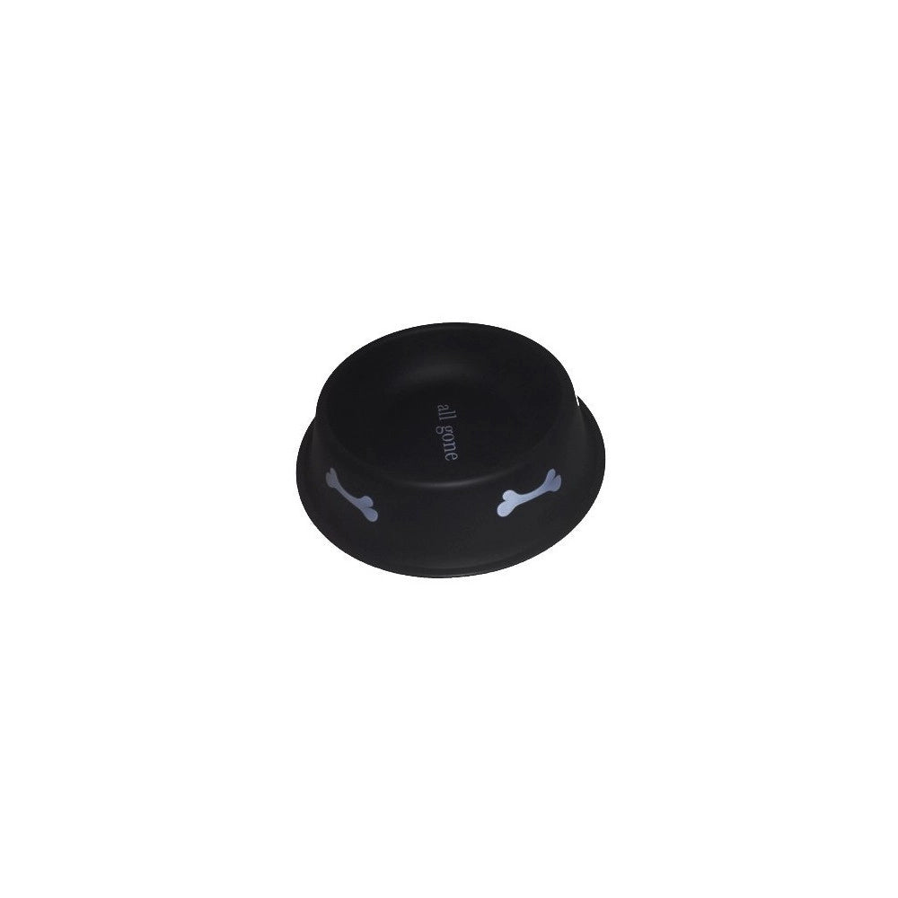 Trade Shop - Ciotola In Ferro Per Cani E Gatti Dotata Di Antiscivolo Diametro 26 Cm -
