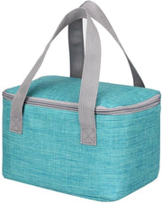 Mini Tas Insolato a 4L con Folia di Alluminio, Borsa Termica per Uomo, Donna, Bambino, Scuola, Ufficio, Picnic (4L, Blu del Lago)
