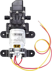 Pompa d'acqua elettrica 12 V con alta pressione, autoaspirante elettrica con valvola di pressione 100 psi, 4 l/min.