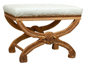 Biscottini Panchetta stile francese Luigi XVI in legno massello di faggio XVI, faggio,