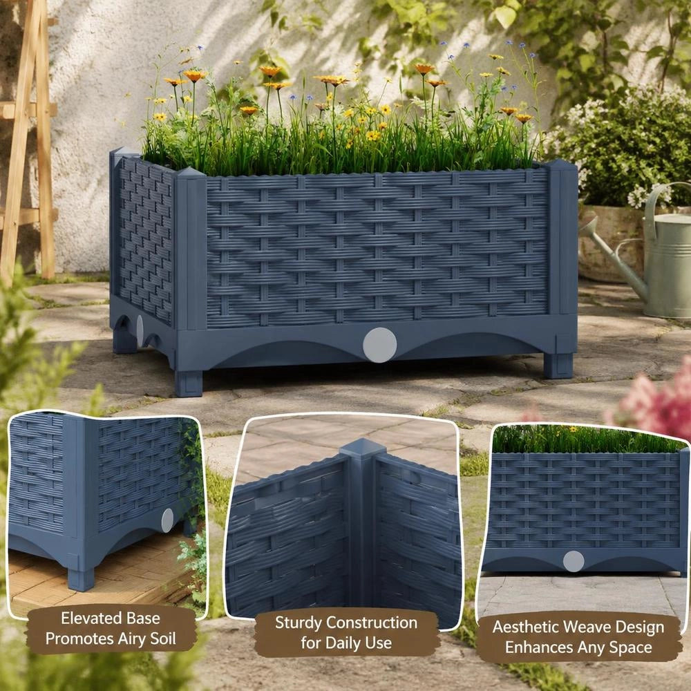 Raised Bed 40x40x23 Cm Polypropylene