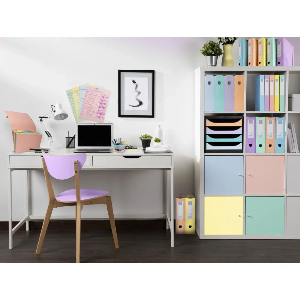 Exacompta Set Cassetti da Scrivania Big-Box "Aquarel" con 4 Cassetti 444584