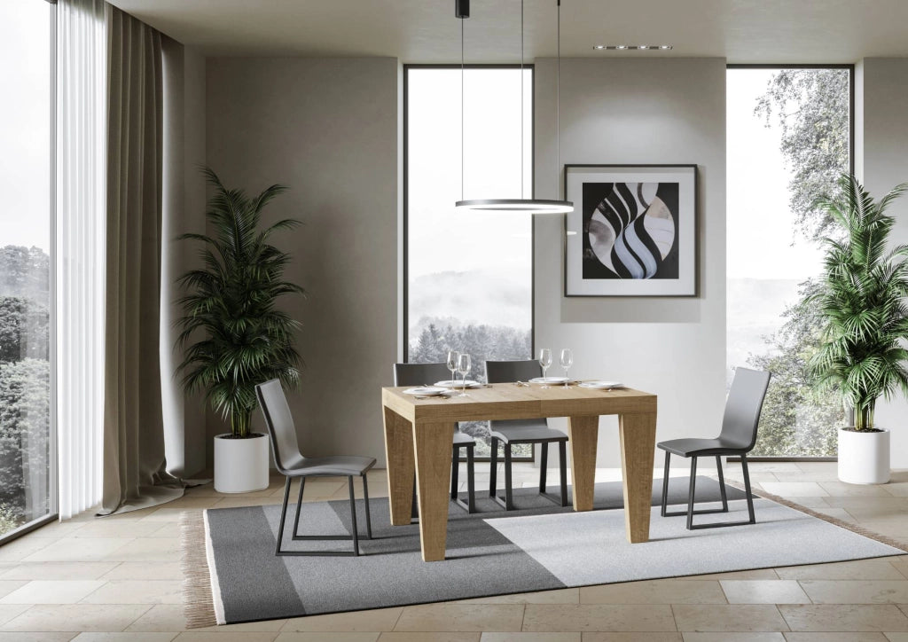Tavolo allungabile 90x140/244 cm Pimbo Quercia Natura