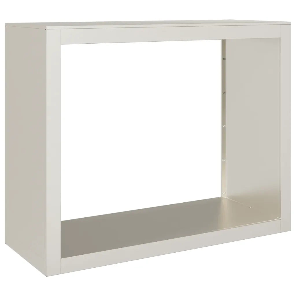 Rack per Legna da Ardere 100x40x80 cm in Acciaio Corten