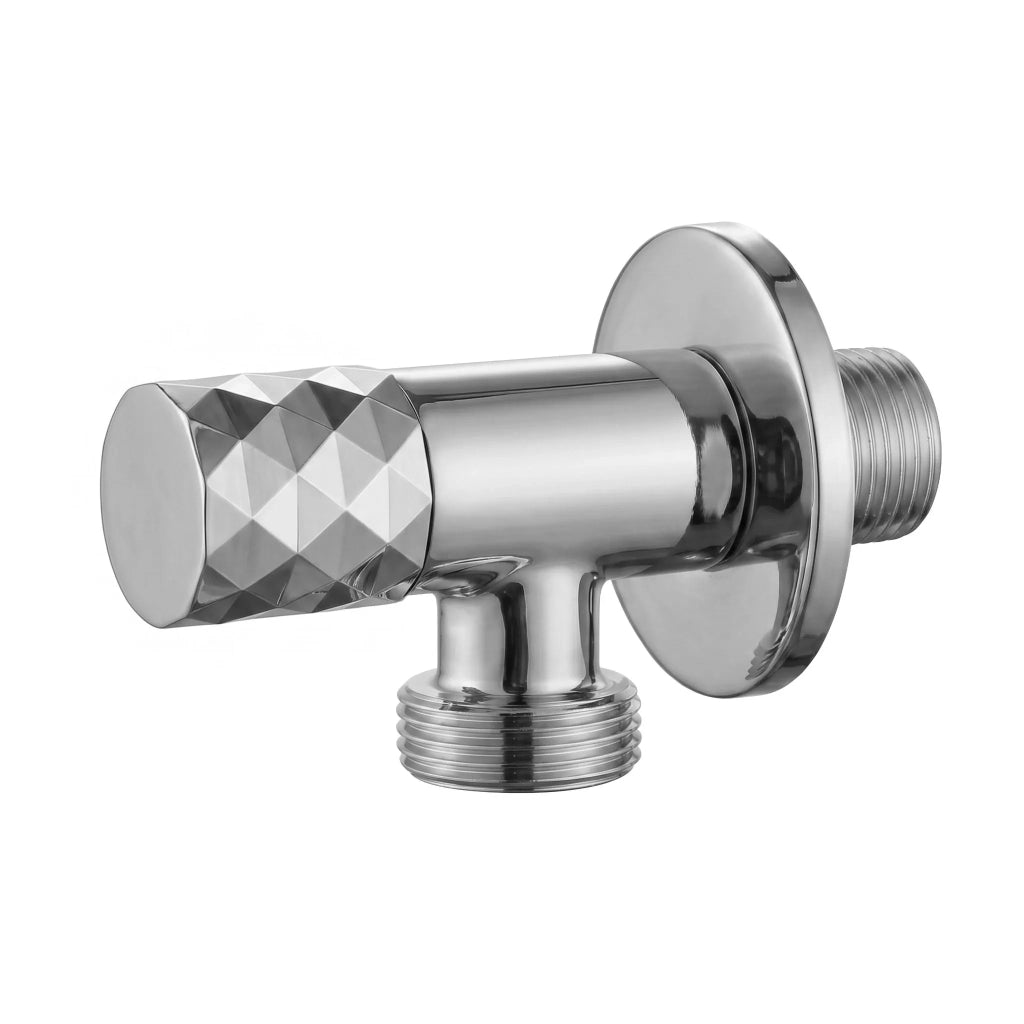 Valvola Ad Angolo Diamond 03 1/2" X 3/4" Chrome
