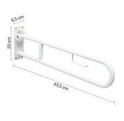 MANIGLIONE FORTIS RIBALTABILE C/P.ROTOLO BIANCO - GEDY