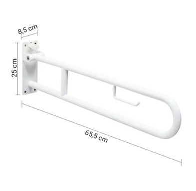 MANIGLIONE FORTIS RIBALTABILE C/P.ROTOLO BIANCO - GEDY