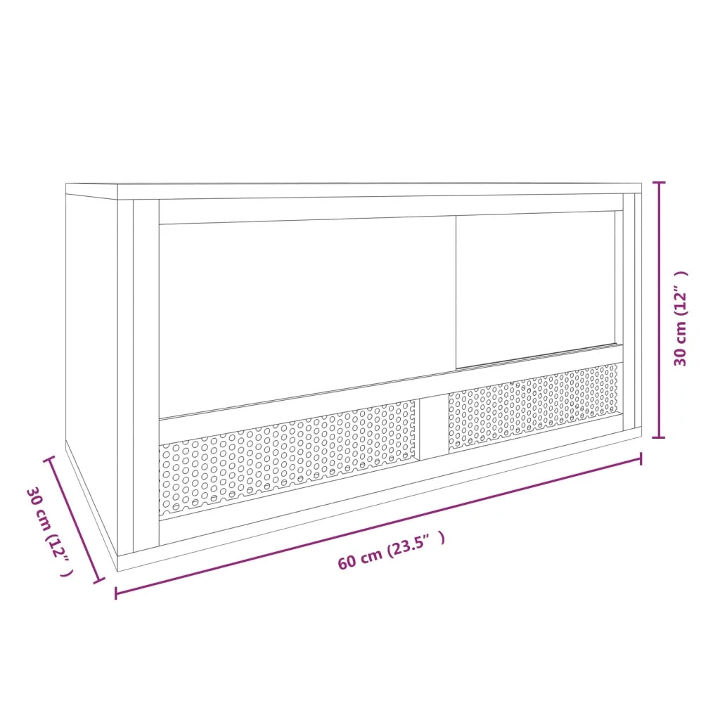 Terrario in Legno Multistrato 60x30x30 cm CFW5904685