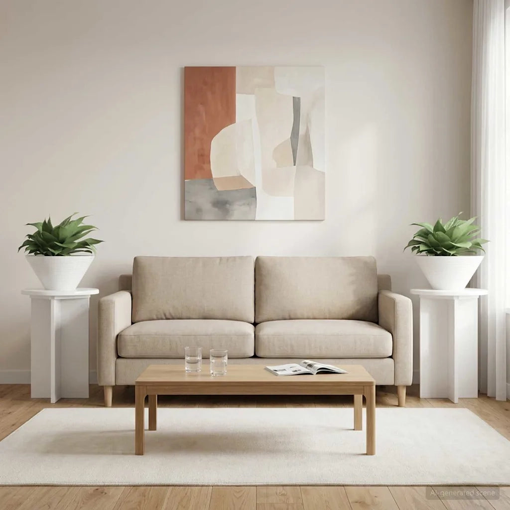 Supporto per piante | Sostegno per piante 2 pz Bianco Lucido ?29,5 x 40 cm