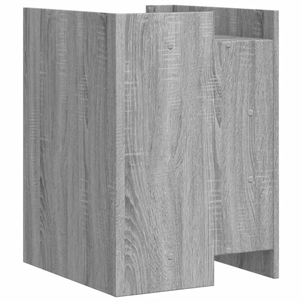 Comodino Grigio Sonoma 45x50x65 cm in Legno Multistrato 848309