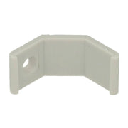 Clip Guida Gancio Plastica Per Fissaggio Profilato Alluminio Angolare Spesso Curva 45 Gradi BA3109