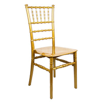 Sedia Chiavarina Oro Lucido in Resina