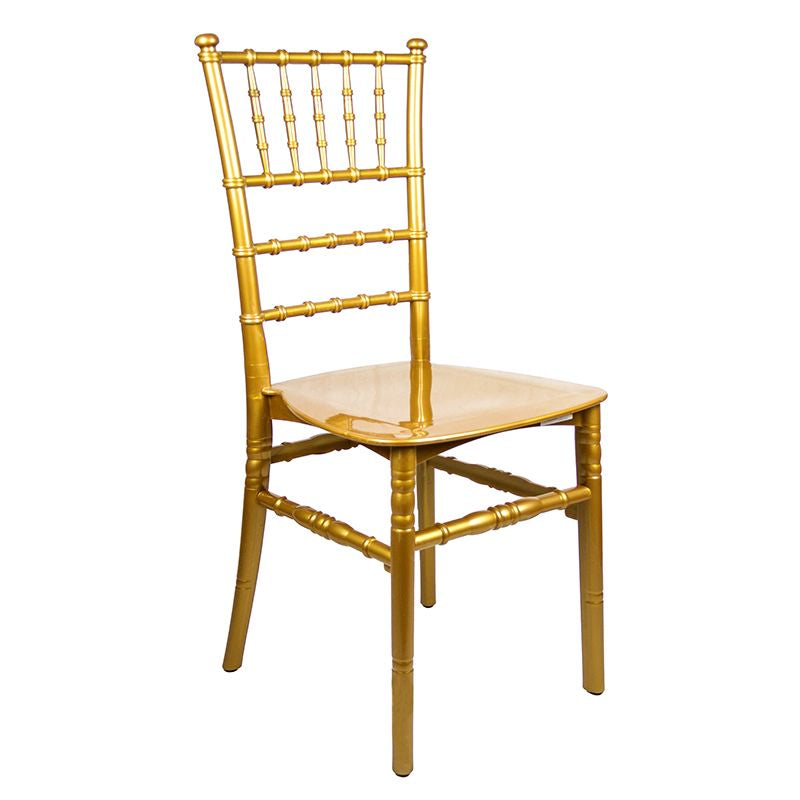 Sedia Chiavarina Oro Lucido in Resina