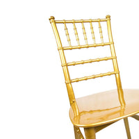 Sedia Chiavarina Oro Lucido in Resina