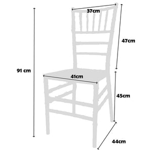 Sedia Chiavarina Oro Lucido in Resina