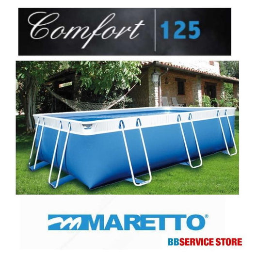 Piscina Rettangolare Maretto ESSENZIALE M - Dimensioni 2,50 X 5,50 H 1,25 + Kit Filtrazione