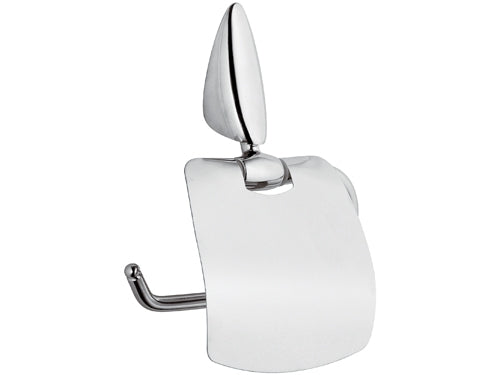 Portarotolo da muro cromato - serie zip