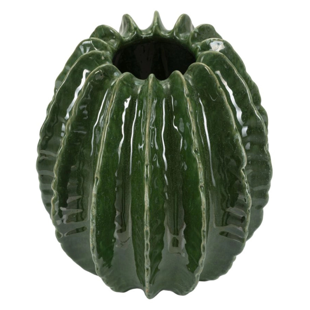 Vaso Decorativo VKH831, Verde, Ceramica, 28x28x31 cm