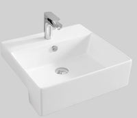 Lavabo semincasso 1 foro QUADRO 50 Art ceram