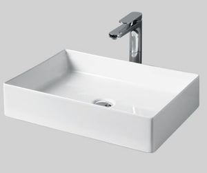 Lavabo appoggio 38x55 bianco lucido Scalino-Art ceram