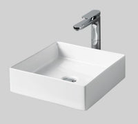 Lavabo appoggio 38x38 bianco lucido Scalino-Art ceram