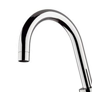 Rubinetto per cucina con bocca alta girevole, modello corto - serie vanity