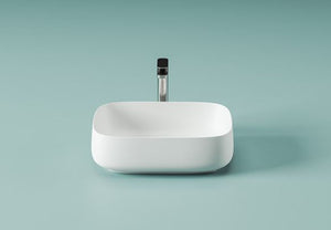 Lavabo appoggio 55x35 - Cognac - Art Ceram Colore: Bianco opaco