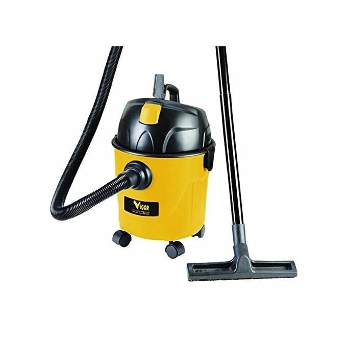 Vigor 99340-15 VBA-15L Aspirapolvere per Solidi e Liquidi 15 L 1000 W con Presa Utensili colore Nero