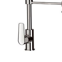 Rubinetto cucina con doccetta sganciabile ed orientabile a due funzioni serie vanity