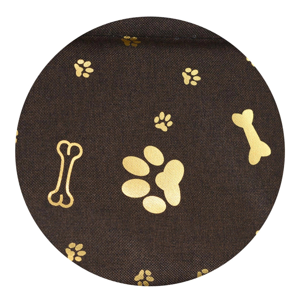 AIO FACTORY Tappetino per cuccia per cani 50x70 cm impermeabile Golden Bones
