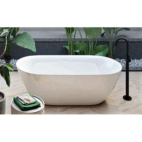 Vasca freestanding ovale bianca-hatria Colore: Bianco matt