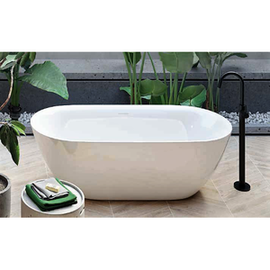 Vasca freestanding ovale bianca-hatria Colore: Bianco Lucido