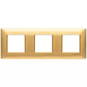 VIMAR PLANA - PLACCA 6M (2+2+2) INT71 ORO OPACO