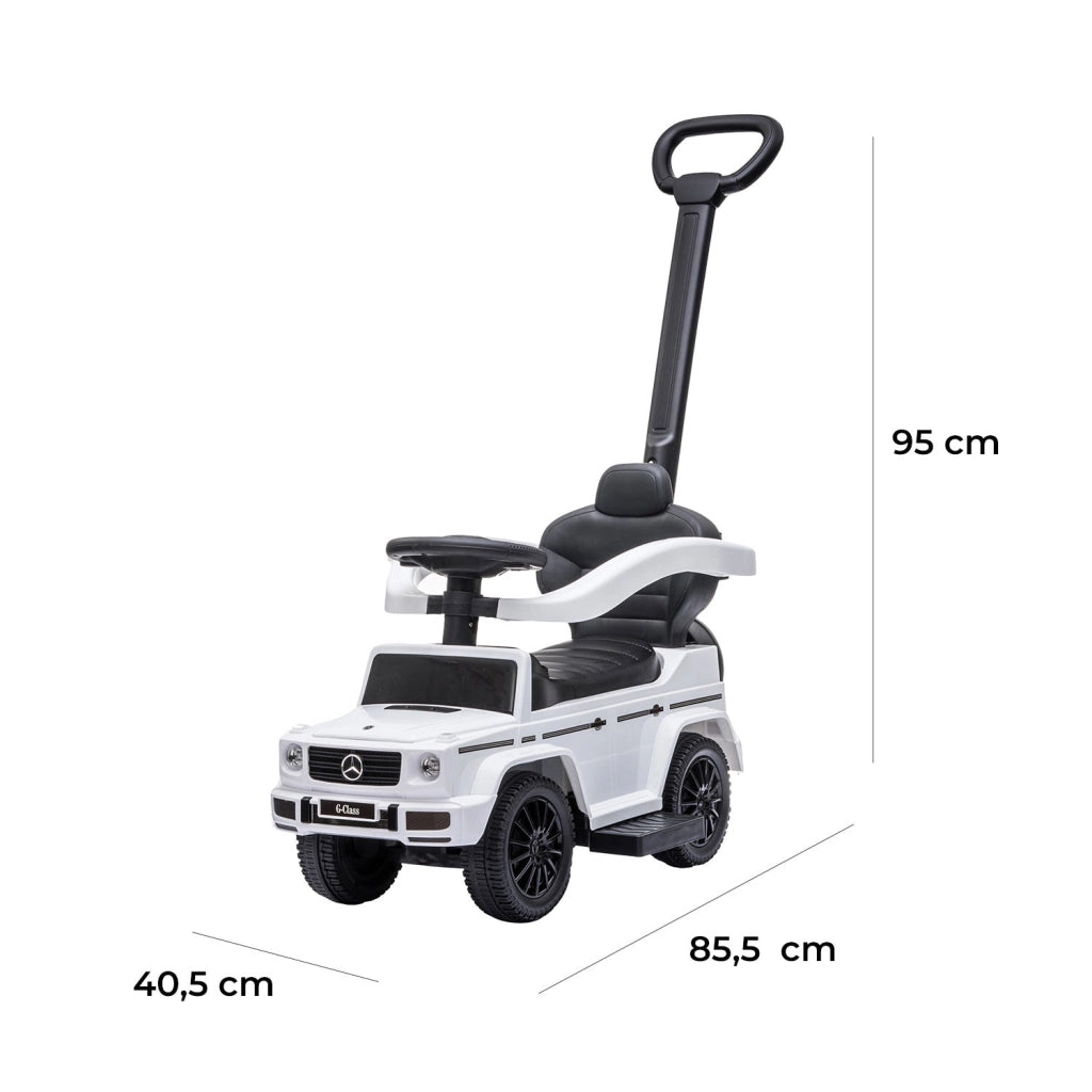 Macchina a Spinta per Bambini con Licenza Mercedes-Benz G350 Bianca