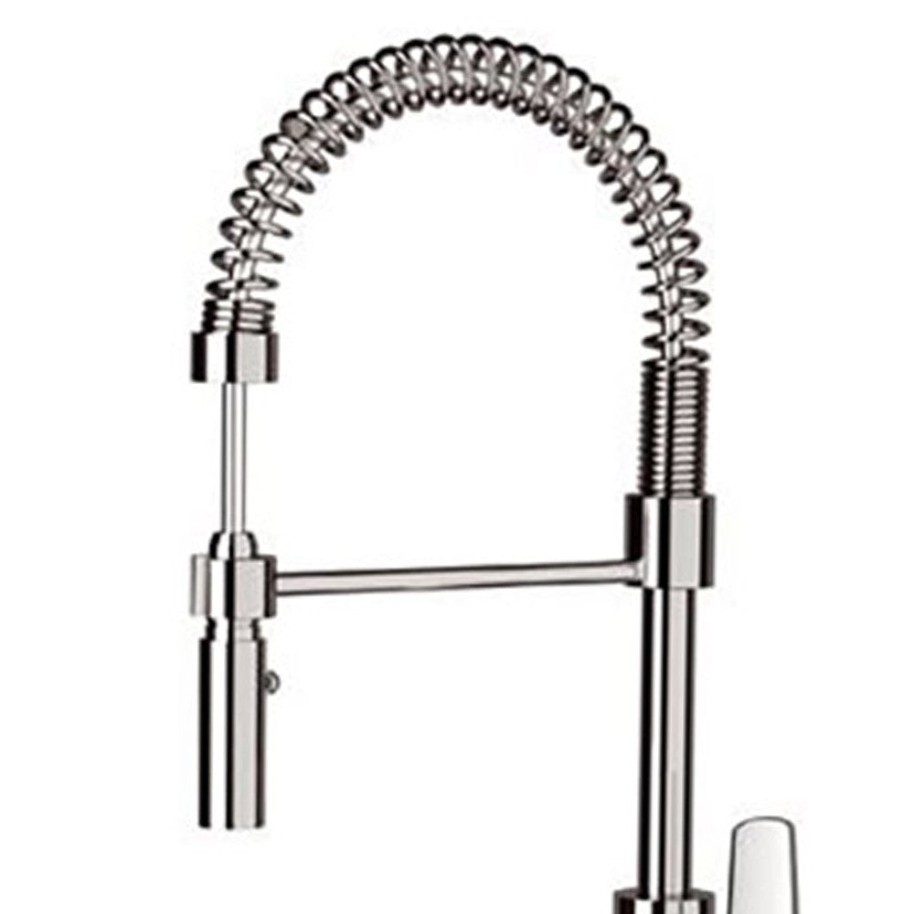 Rubinetto cucina con doccetta sganciabile ed orientabile a due funzioni serie vanity