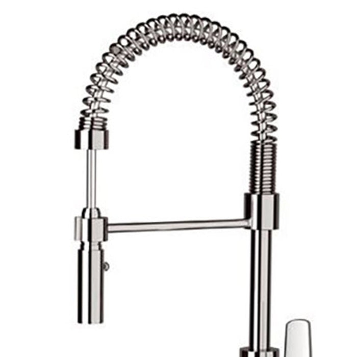 Rubinetto cucina con doccetta sganciabile ed orientabile a due funzioni serie vanity