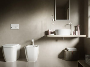 Vaso terra filomuro bianco della serie Bianca - Hatria