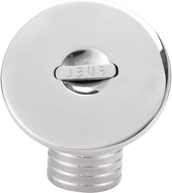 Vuller per copertura di imbarcazione 38 mm 60° - Filler di copertura per serbatoio di carburante - Materiale per manutenzione nautica con coperchio senza chiave