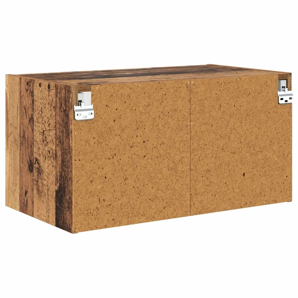 Armadietto a Muro | Mobile a Parete Legno vecchio 68 x 37 x 35 cm