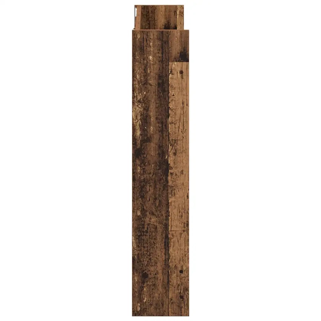 vidaXL Armadi per scarpe da muro 2 pcs Legno vecchio Legno multistrato