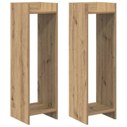 Supporto per piante | Sostegno per piante 2 pz Rovere Artigianale 30 x 30 x 100 cm