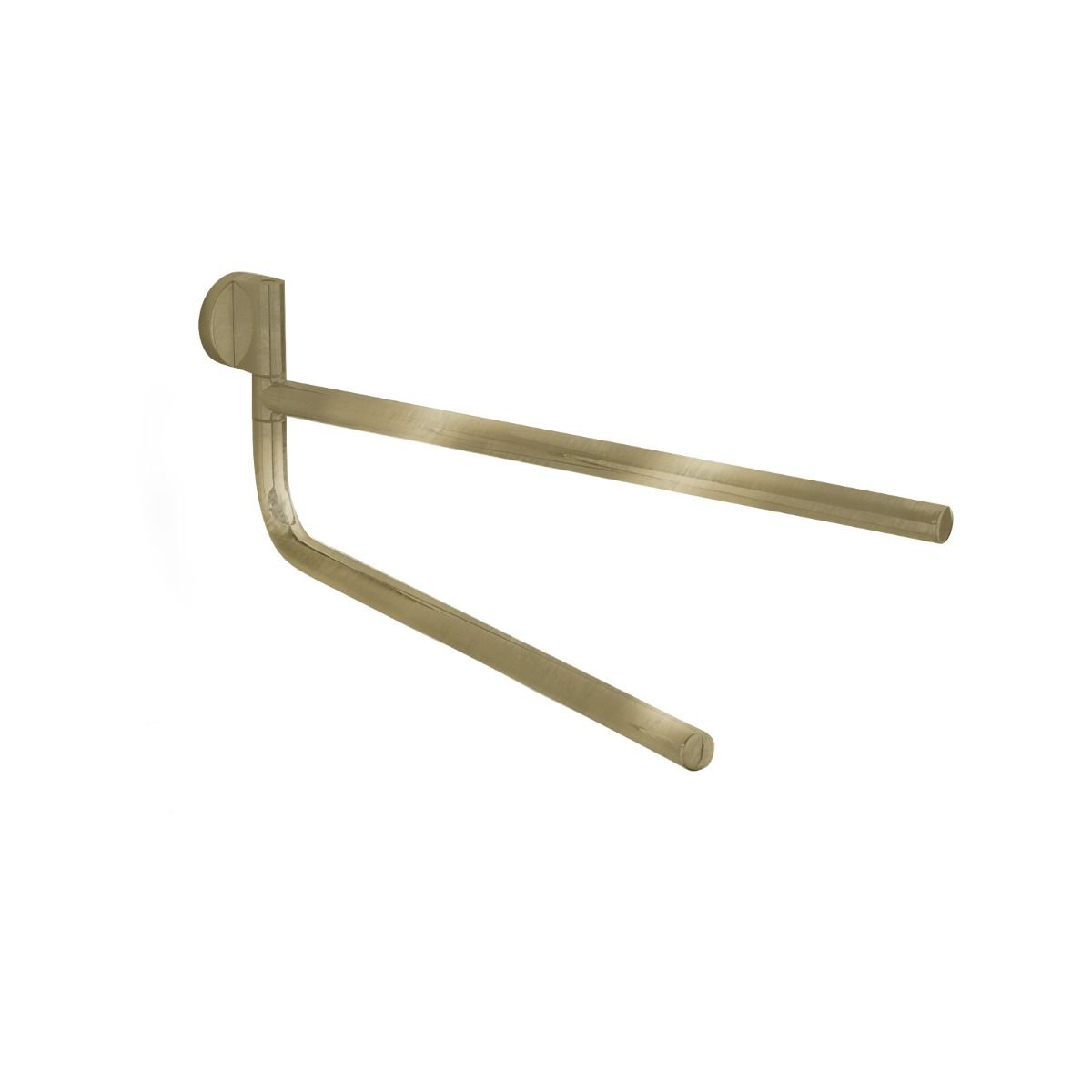 Portasalviette doppio a snodo serie One - Inda Finitura:: Bronzo