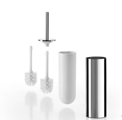 Portascopino da parete/da appoggio serie Gealuna - Inda Finitura:: Cromo