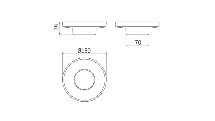 Portasapone con bacinella in vetro trasparente - serie Gealuna - Inda Finitura:: Acciao Inox Spazzolato