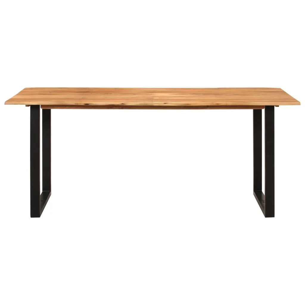 Tavolo da Pranzo 180x90x76 cm in Legno Massello di Acacia 286472