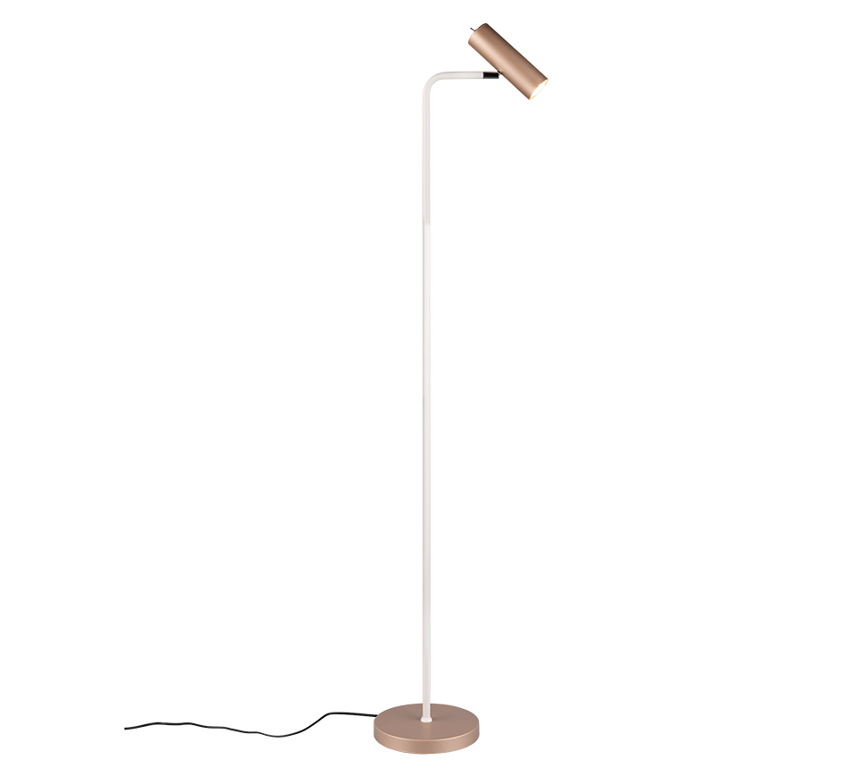 Piantana, metallo, caffè, 38x151x23 cm, Marley